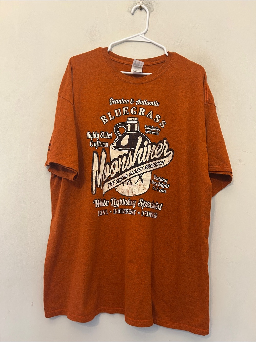 Bluegrass  Moonshiner Graphic Tee Harley Davidson short sleeves Size 2XL EUC